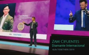 Zam Cifuentes - Diamante Internacional - 4Life Together 2019